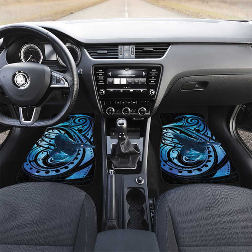 New Zealand Matariki Car Mats Maori Humpback Whale Galaxy
