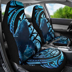 New Zealand Matariki Car Seat Cover Maori Humpback Whale Galaxy