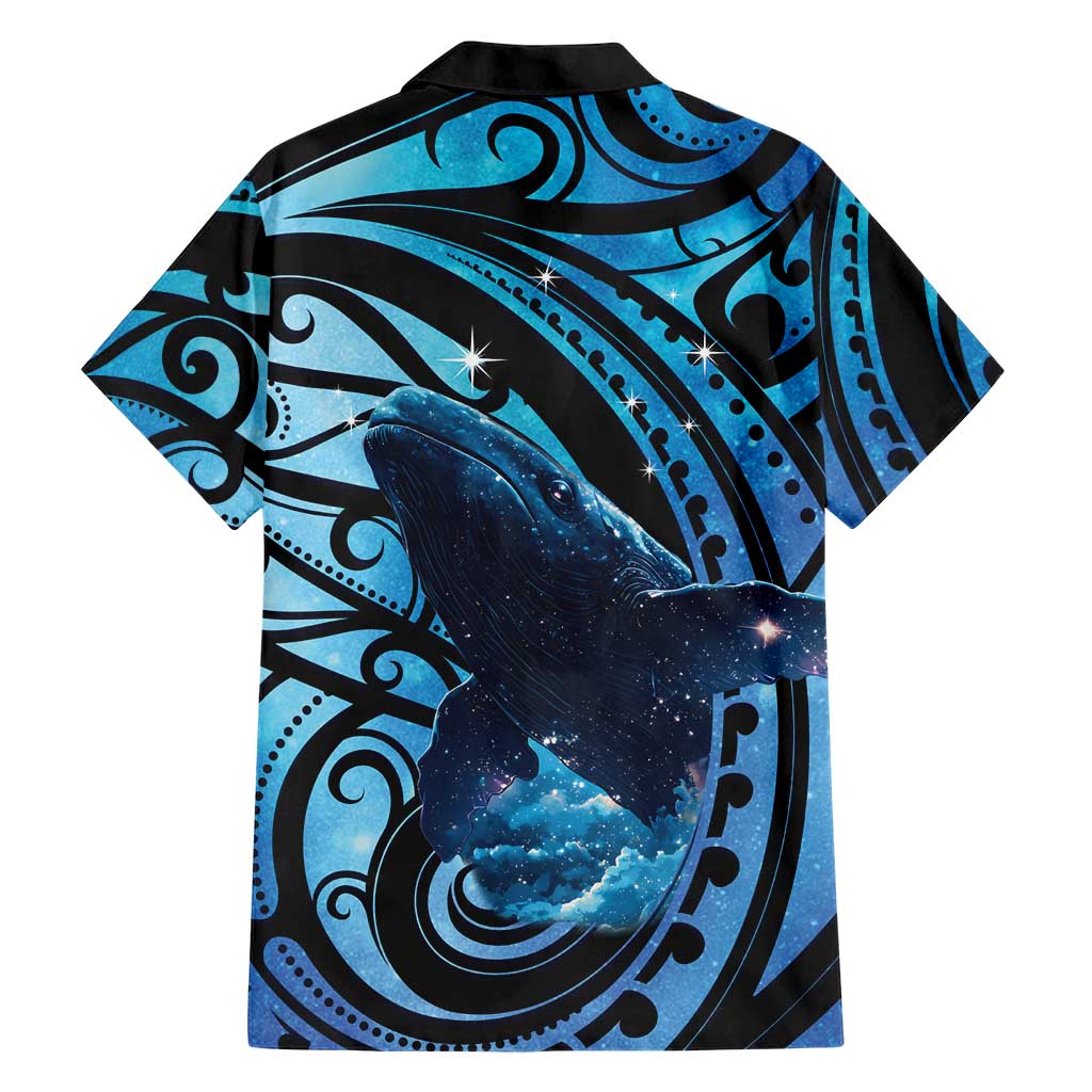 New Zealand Matariki Hawaiian Shirt Maori Humpback Whale Galaxy