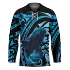 New Zealand Matariki Hockey Jersey Maori Humpback Whale Galaxy