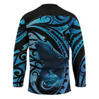 New Zealand Matariki Hockey Jersey Maori Humpback Whale Galaxy