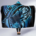 New Zealand Matariki Hooded Blanket Maori Humpback Whale Galaxy