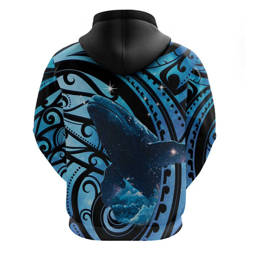 New Zealand Matariki Hoodie Maori Humpback Whale Galaxy
