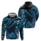 New Zealand Matariki Hoodie Maori Humpback Whale Galaxy
