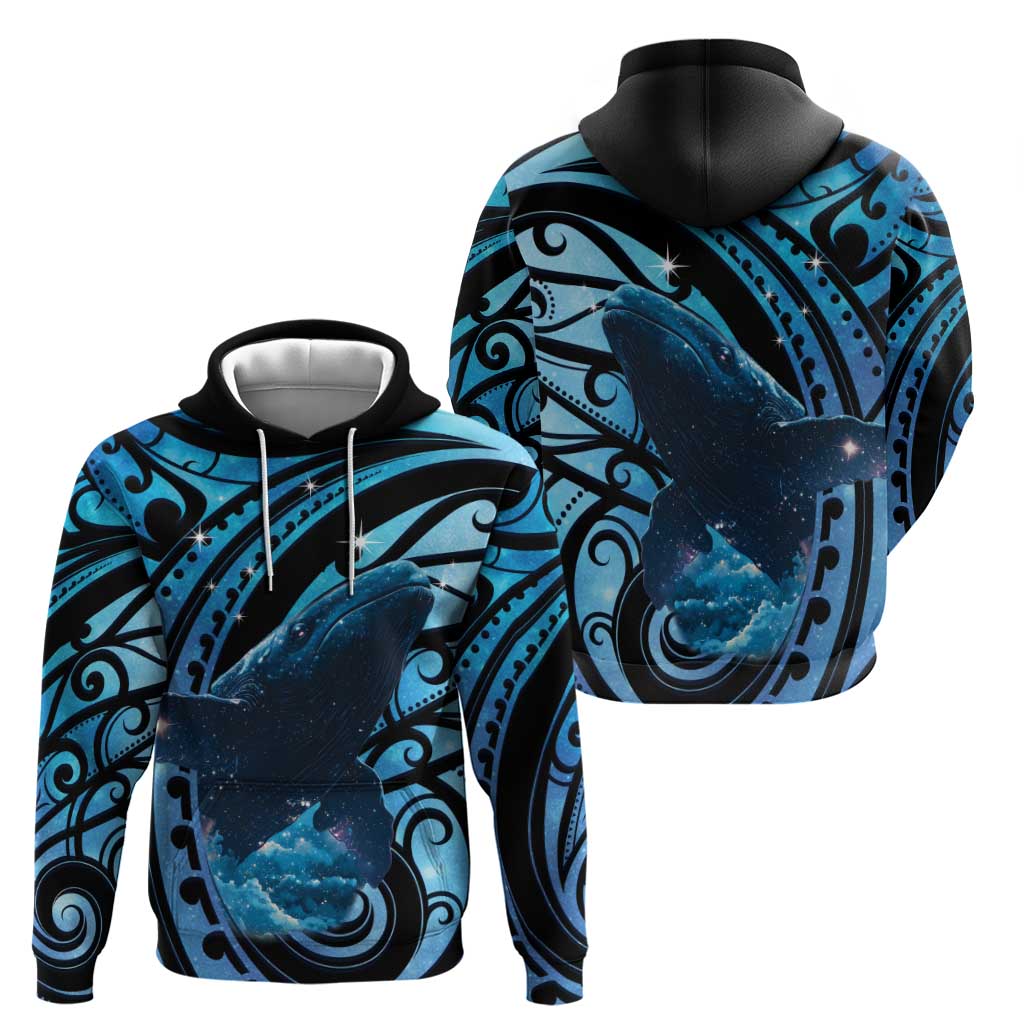 New Zealand Matariki Hoodie Maori Humpback Whale Galaxy