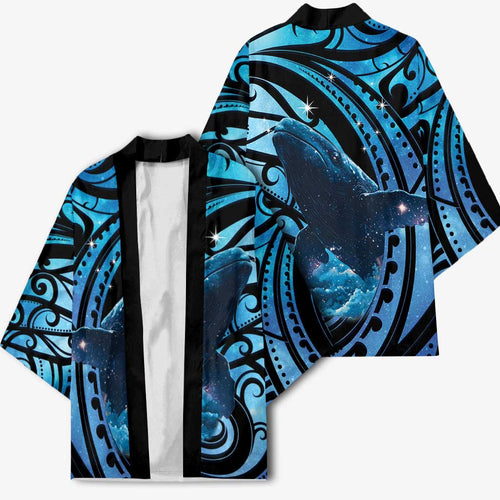 New Zealand Matariki Kimono Maori Humpback Whale Galaxy