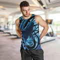New Zealand Matariki Men Tank Top Maori Humpback Whale Galaxy