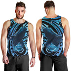 New Zealand Matariki Men Tank Top Maori Humpback Whale Galaxy