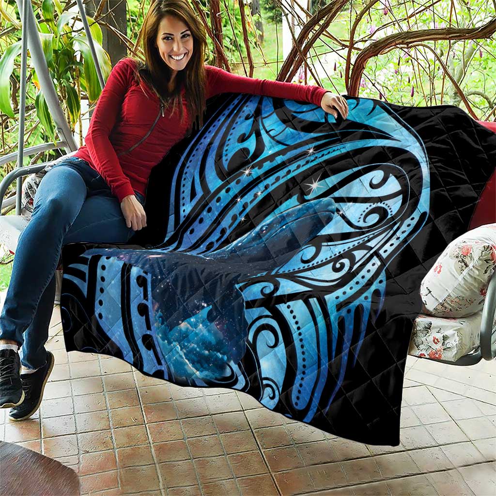 New Zealand Matariki Quilt Maori Humpback Whale Galaxy
