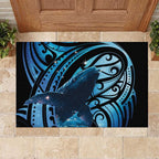 New Zealand Matariki Rubber Doormat Maori Humpback Whale Galaxy