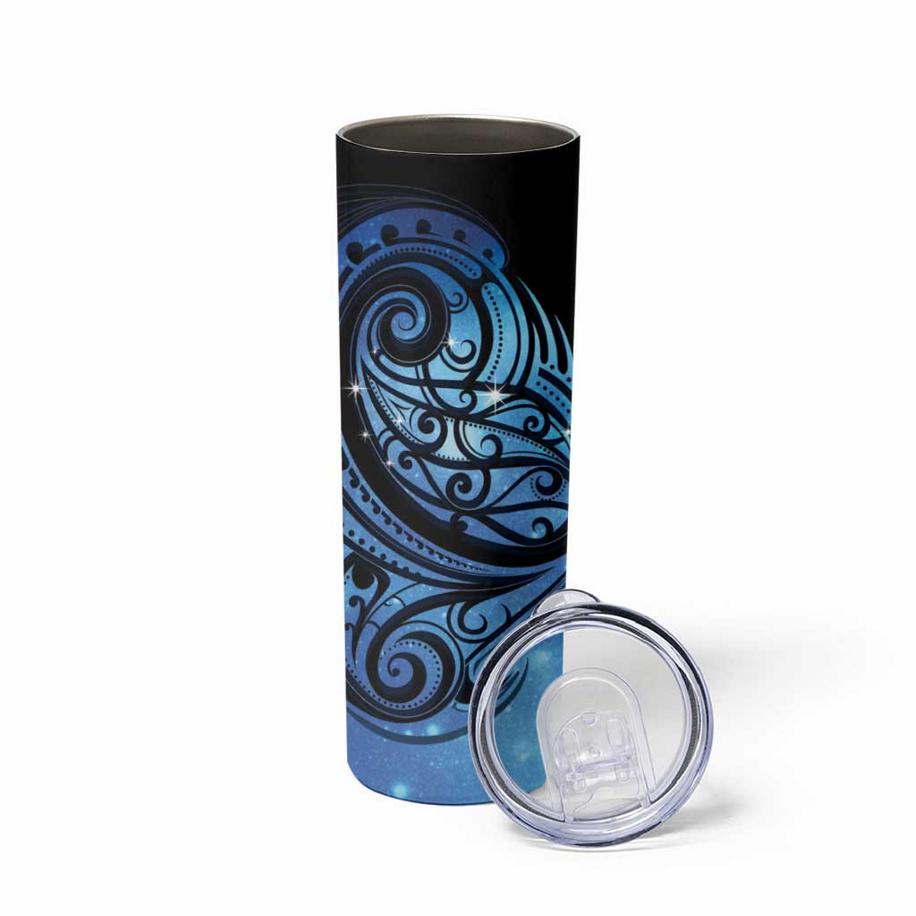 New Zealand Matariki Skinny Tumbler Maori Humpback Whale Galaxy