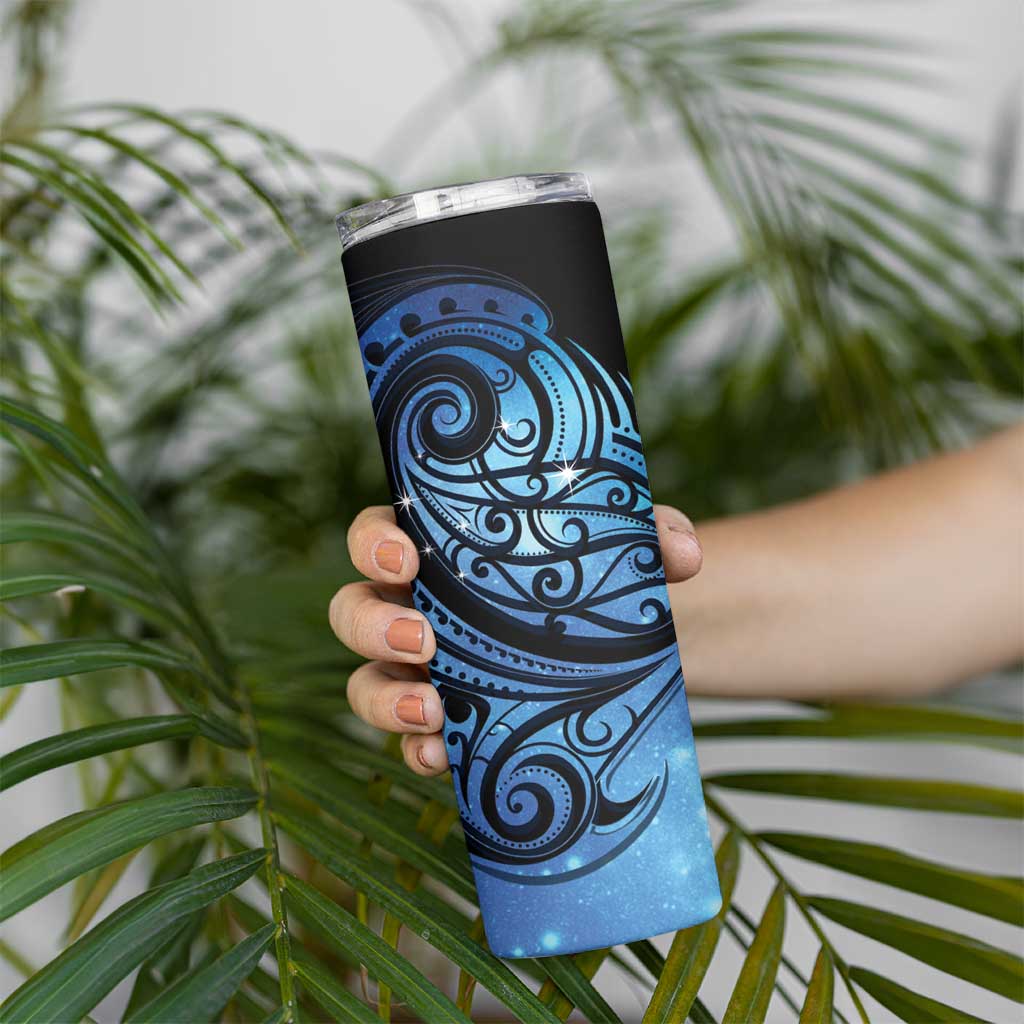 New Zealand Matariki Skinny Tumbler Maori Humpback Whale Galaxy