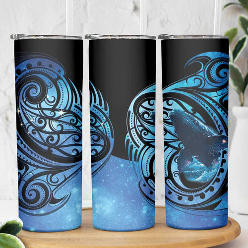 New Zealand Matariki Skinny Tumbler Maori Humpback Whale Galaxy