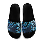 New Zealand Matariki Slide Sandals Maori Humpback Whale Galaxy