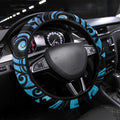 New Zealand Matariki Steering Wheel Cover Maori Humpback Whale Galaxy