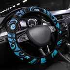 New Zealand Matariki Steering Wheel Cover Maori Humpback Whale Galaxy