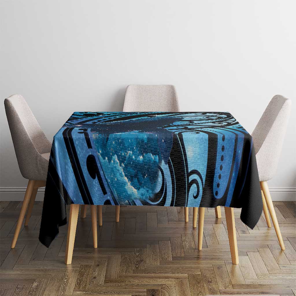 New Zealand Matariki Tablecloth Maori Humpback Whale Galaxy