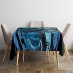 New Zealand Matariki Tablecloth Maori Humpback Whale Galaxy