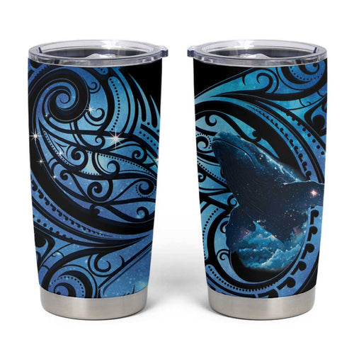 New Zealand Matariki Tumbler Cup Maori Humpback Whale Galaxy