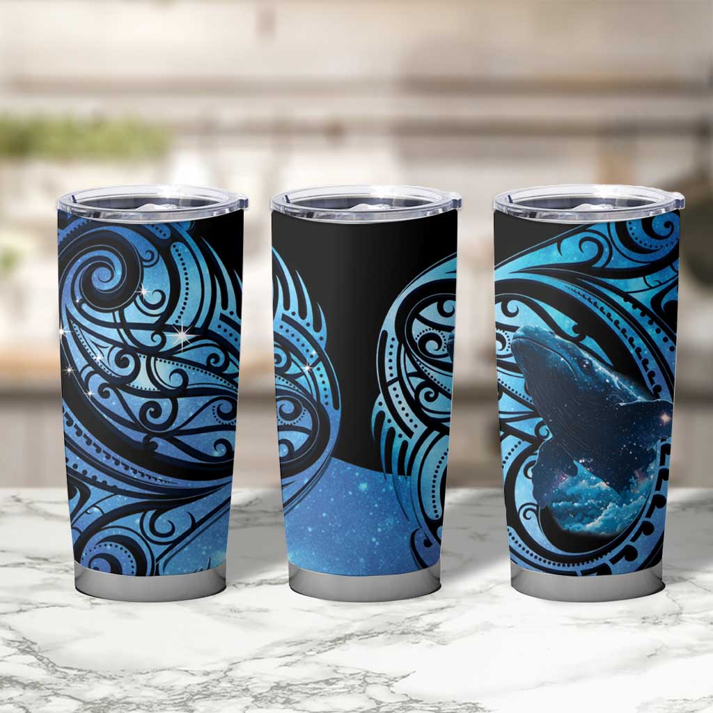 New Zealand Matariki Tumbler Cup Maori Humpback Whale Galaxy