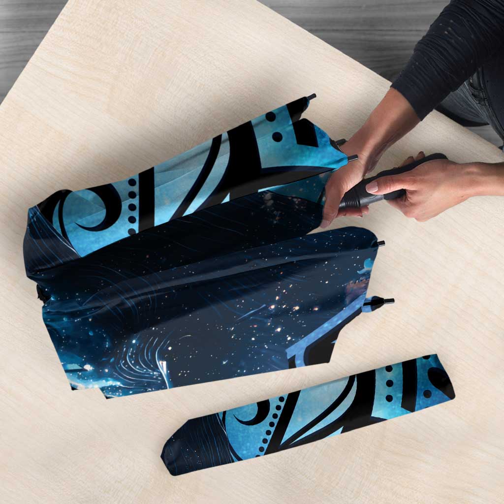 New Zealand Matariki Umbrella Maori Humpback Whale Galaxy