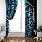 New Zealand Matariki Window Curtain Maori Humpback Whale Galaxy