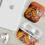 Australia Didgeridoo AirPods Case Aussie Kookaburra Indigenous Dot Art