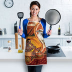 Australia Didgeridoo Apron Aussie Kookaburra Indigenous Dot Art