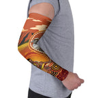 Australia Didgeridoo Arm Sleeves Aussie Kookaburra Indigenous Dot Art