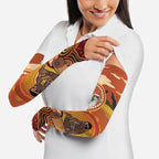 Australia Didgeridoo Arm Sleeves Aussie Kookaburra Indigenous Dot Art