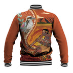 Australia Didgeridoo Baseball Jacket Aussie Kookaburra Indigenous Dot Art