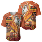 Australia Didgeridoo Baseball Jersey Aussie Kookaburra Indigenous Dot Art