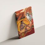 Australia Didgeridoo Canvas Wall Art Aussie Kookaburra Indigenous Dot Art