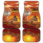 Australia Didgeridoo Car Mats Aussie Kookaburra Indigenous Dot Art