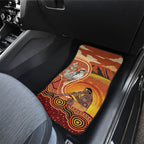 Australia Didgeridoo Car Mats Aussie Kookaburra Indigenous Dot Art