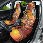 Australia Didgeridoo Car Seat Cover Aussie Kookaburra Indigenous Dot Art