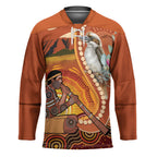Australia Didgeridoo Hockey Jersey Aussie Kookaburra Indigenous Dot Art