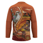 Australia Didgeridoo Hockey Jersey Aussie Kookaburra Indigenous Dot Art