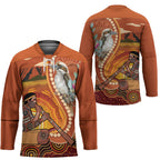 Australia Didgeridoo Hockey Jersey Aussie Kookaburra Indigenous Dot Art