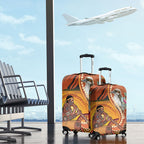 Australia Didgeridoo Luggage Cover Aussie Kookaburra Indigenous Dot Art