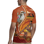 Australia Didgeridoo Rugby Jersey Aussie Kookaburra Indigenous Dot Art