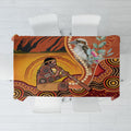 Australia Didgeridoo Tablecloth Aussie Kookaburra Indigenous Dot Art