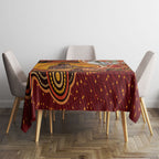 Australia Didgeridoo Tablecloth Aussie Kookaburra Indigenous Dot Art