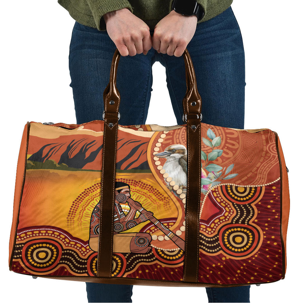 Australia Didgeridoo Travel Bag Aussie Kookaburra Indigenous Dot Art