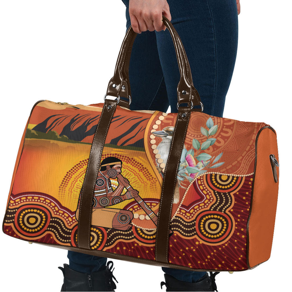 Australia Didgeridoo Travel Bag Aussie Kookaburra Indigenous Dot Art