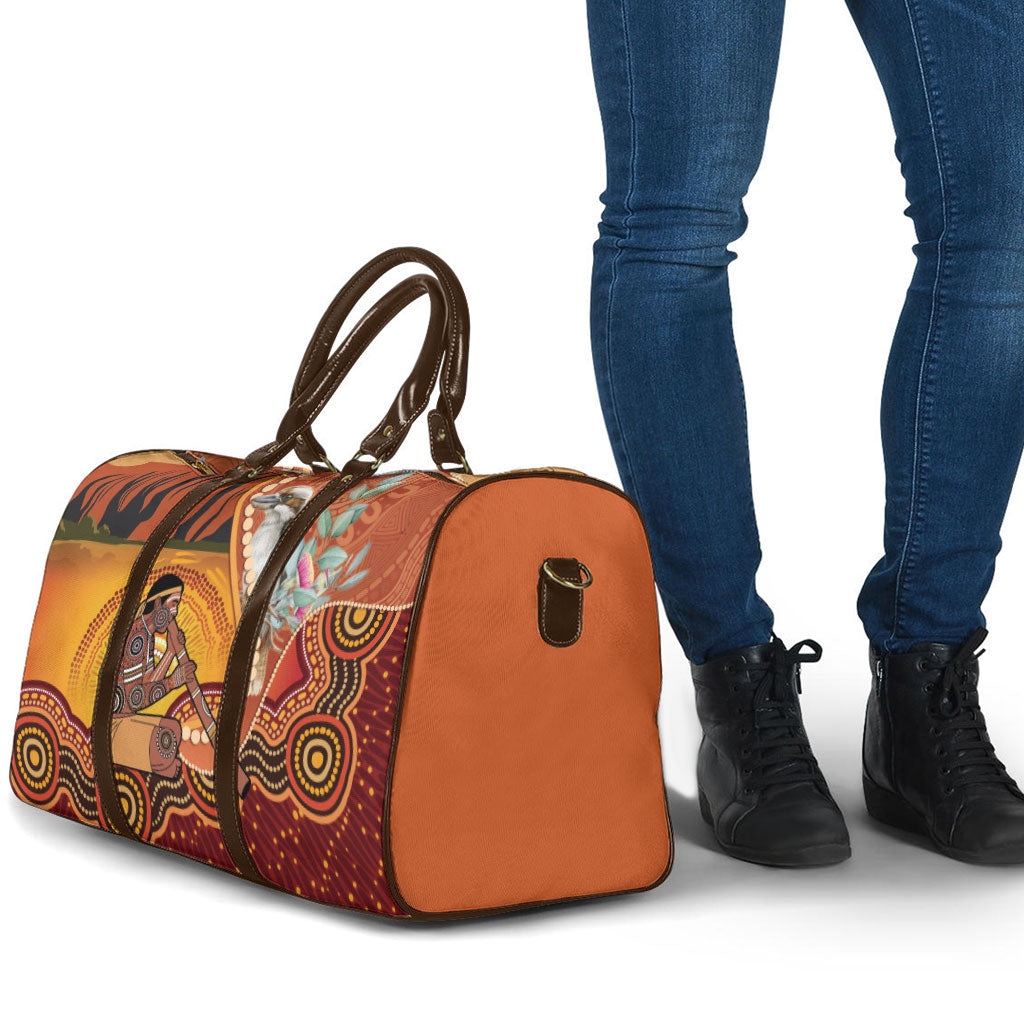 Australia Didgeridoo Travel Bag Aussie Kookaburra Indigenous Dot Art
