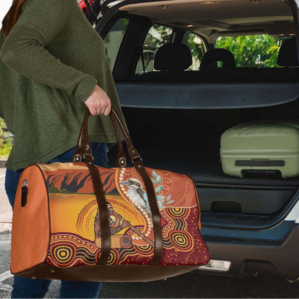 Australia Didgeridoo Travel Bag Aussie Kookaburra Indigenous Dot Art