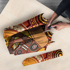 Australia Didgeridoo Umbrella Aussie Kookaburra Indigenous Dot Art