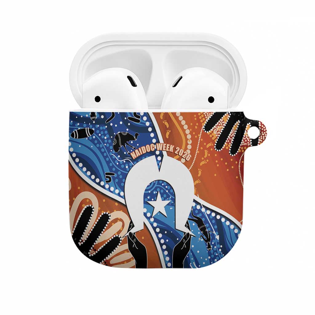50 Years Of Deadly NAIDOC Week 2026 AirPods Case Torres Strait Dhari Aboriginal Art