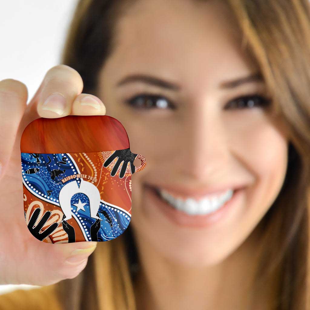50 Years Of Deadly NAIDOC Week 2026 AirPods Case Torres Strait Dhari Aboriginal Art